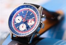 V9厂百年灵航空计时B01蓝面泛美航空PanAmr-涛哥表业