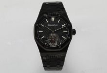 R8厂爱彼皇家橡树陀飞轮V2升级版全黑腕表-涛哥表业