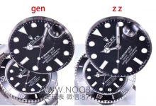 ZZF劳力士黑水鬼复刻对比正品评测-涛哥表业