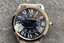 AF厂卡地亚伦敦RONDE男士42mm系列蓝面钢带-涛哥表业