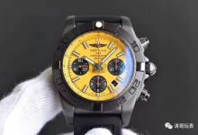 GF厂百年灵计时黑钢黄面44mm复刻表值得入手吗?-涛哥表业