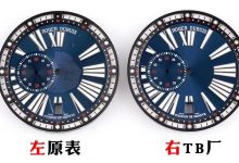 TBF厂罗杰杜彼王者系列0542(0543)对比原版-涛哥表业