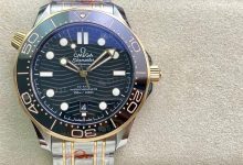 OR厂海马300间玫瑰金黑面复刻表-涛哥表业