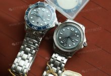 VS厂欧米茄海马300复刻8800机芯双T避震与正品的区别-涛哥表业