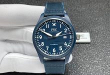 M+厂万国马克十八蓝陶瓷复刻表一眼假？-涛哥表业