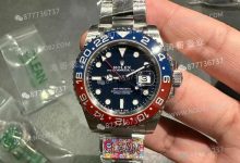 讲一讲C厂格林尼治可乐圈白金蓝盘与钢款黑盘的区别-涛哥表业