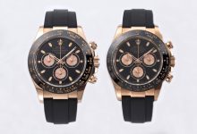 Clean厂劳力士玫瑰金胶带迪通拿m116515ln对比正品色差大吗?-涛哥表业