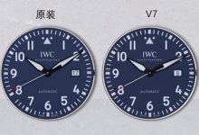 V7厂万国马克十八雾蓝陶瓷IW328101劳伦斯对比正品会一眼假吗？-涛哥表业