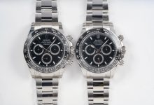 Clean厂新黑陶迪通拿上海4131机芯对比原版-涛哥表业